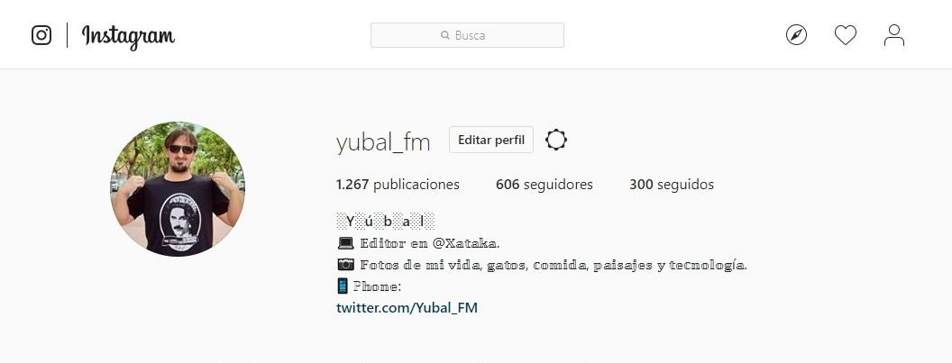 Tipografías personalizadas en biografía de Instagram